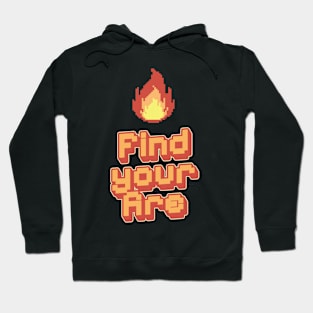 Find Your Fire Pixel Hoodie